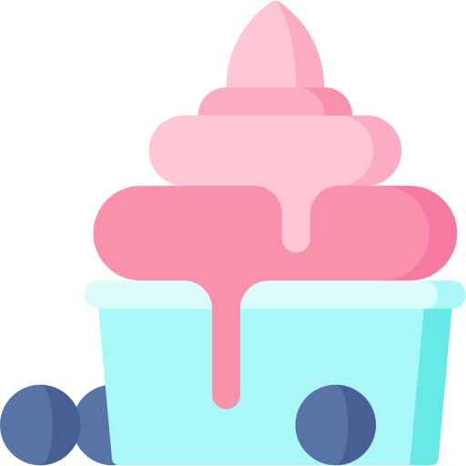 Frozen yogurt Special Flat icon