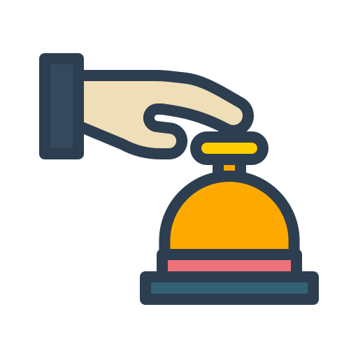 Handbell Generic Outline Color icon