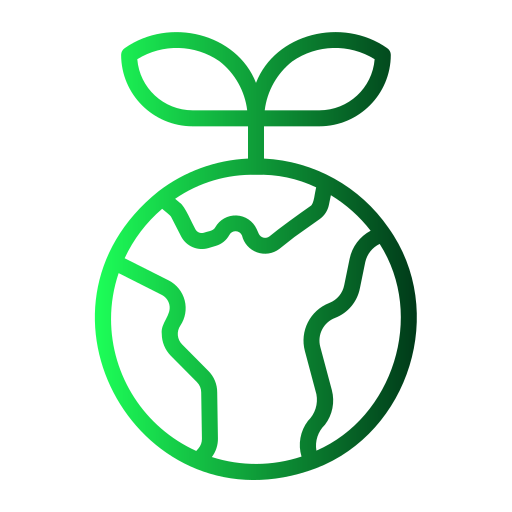 groene aarde Generic Gradient icoon
