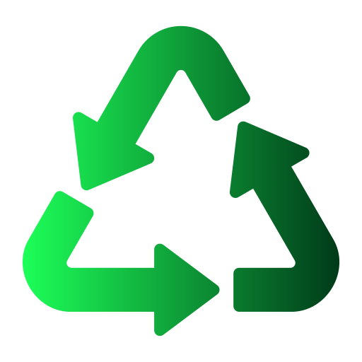 symbol recyklingu Generic Flat Gradient ikona