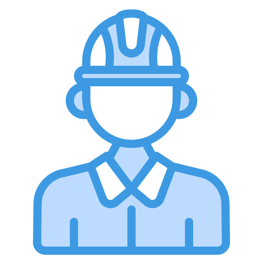 Worker Generic Blue icon