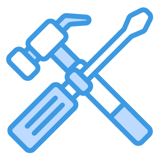 Repair tools Generic Blue icon