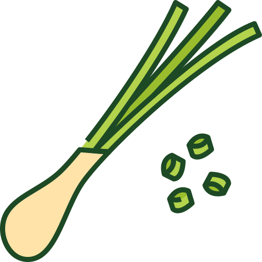 Зеленый лук Generic Outline Color иконка