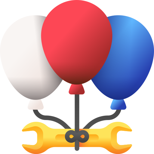 ballonnen 3D Color icoon