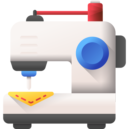 Sewing machine 3D Color icon