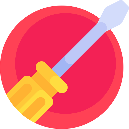 Screwdriver Detailed Flat Circular Flat icon