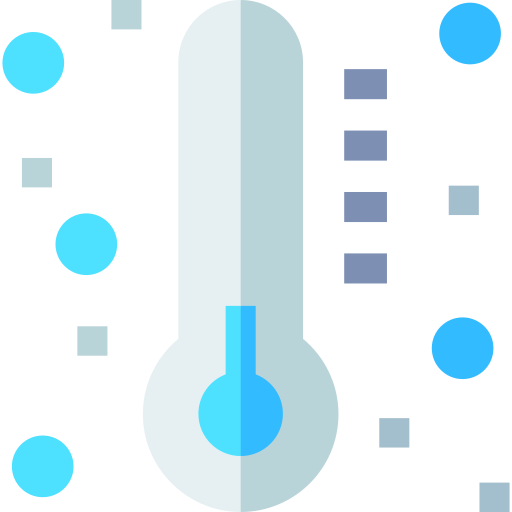 temperatur Basic Straight Flat icon