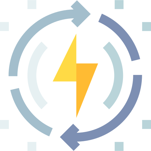 再生可能エネルギー Basic Straight Flat icon