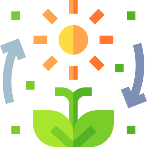 photosynthese Basic Straight Flat icon