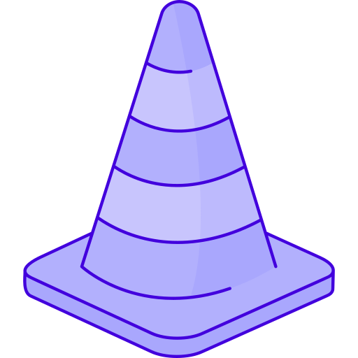 Cone Generic Outline Color icon