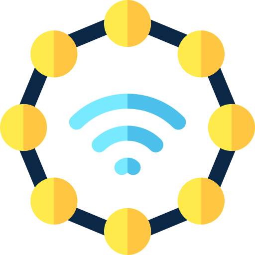 internet de las cosas Basic Rounded Flat icono