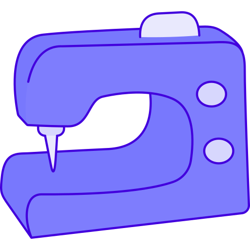 máquina de coser Generic Outline Color icono