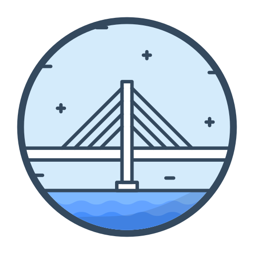 ponte Generic Outline Color icona