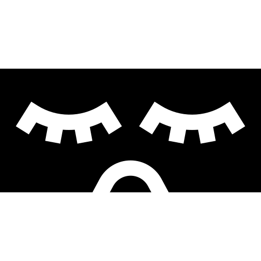 cils Basic Straight Filled Icône