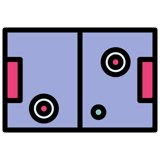 airhockey Generic Outline Color icon