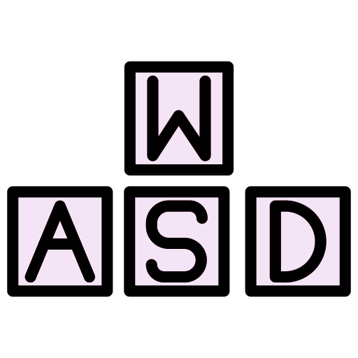 Wasd Generic Outline Color icon
