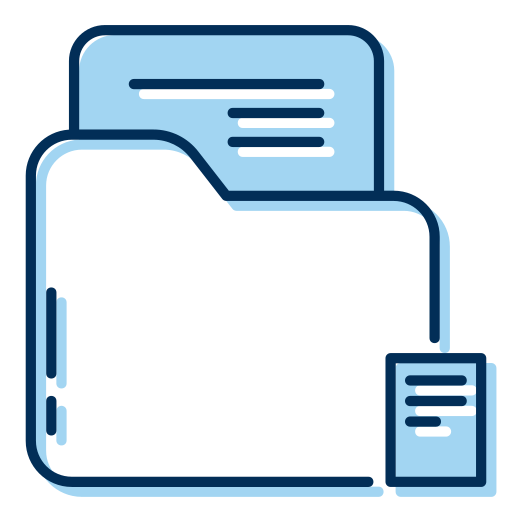 Folder Generic Blue icon