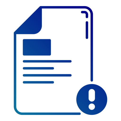 document Generic Flat Gradient Icône