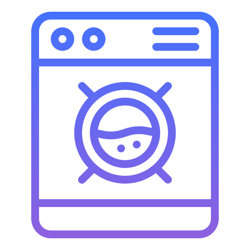 Washer machine Generic Gradient icon