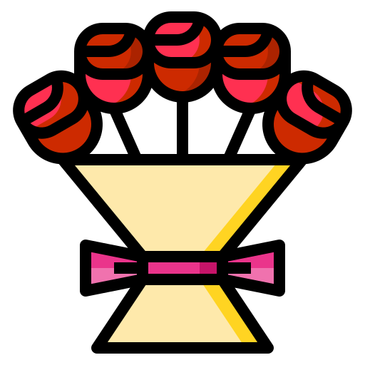 花束 Catkuro Lineal Color icon