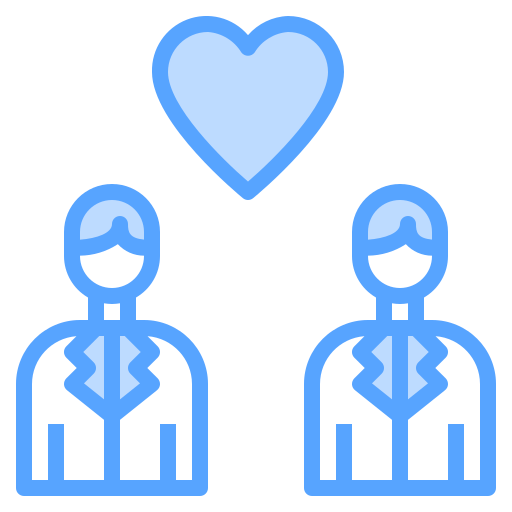 Same sex marriage Catkuro Blue icon