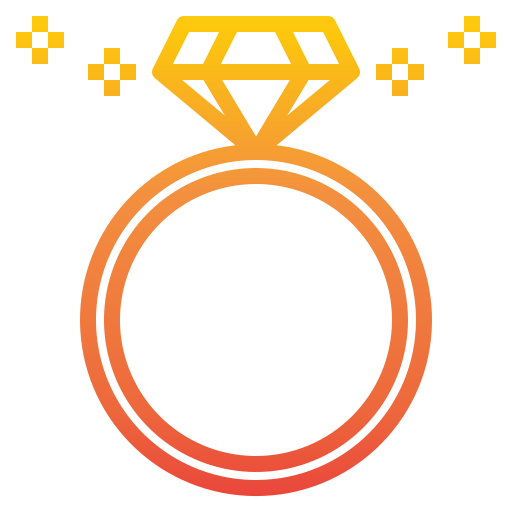 diamanten ring Catkuro Gradient icoon