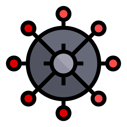 분포 Generic Outline Color icon