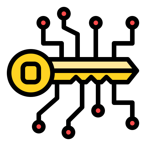 Digital key Generic Outline Color icon