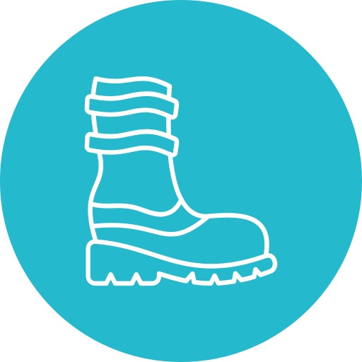 botas de lluvia Generic Flat icono