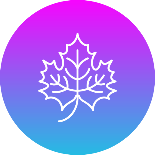 Maple leaf Generic Flat Gradient icon