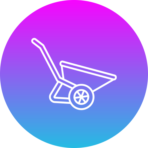 Wheelbarrow Generic Flat Gradient icon