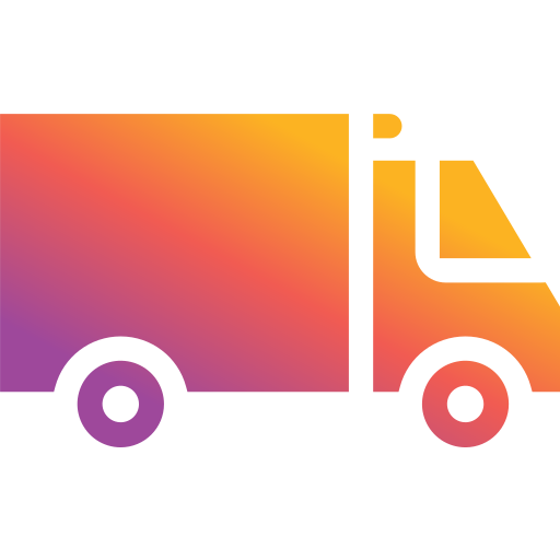 camión de reparto Generic Flat Gradient icono