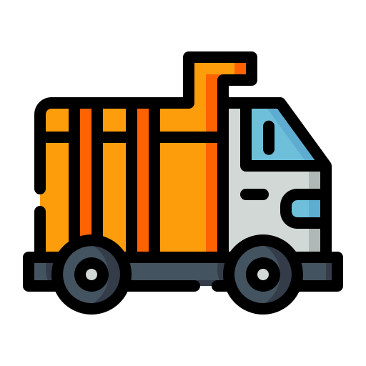 Dump truck Generic Outline Color icon