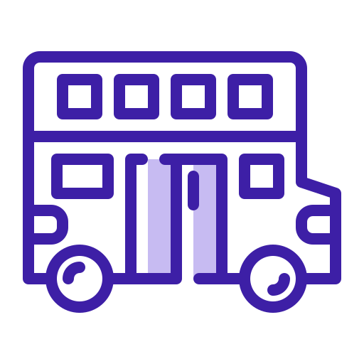 doppeldecker-bus Generic Color Omission icon