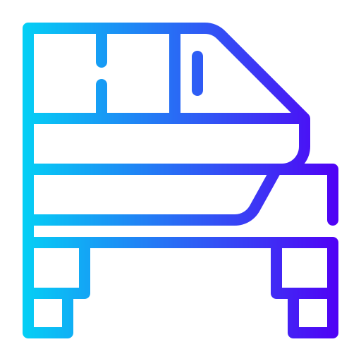 Monorail Super Basic Rounded Gradient icon