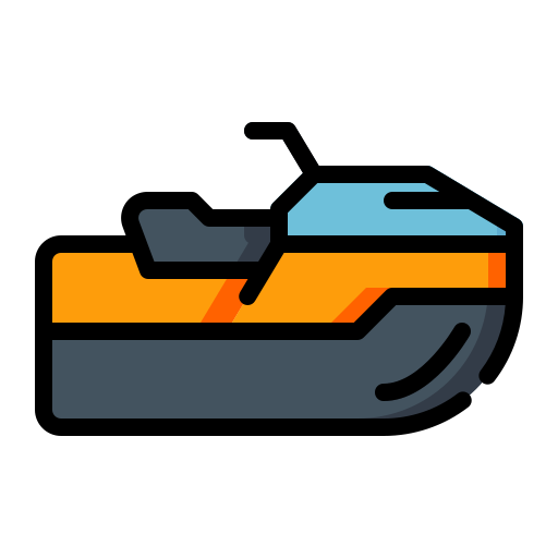 Jetski Generic Outline Color icon