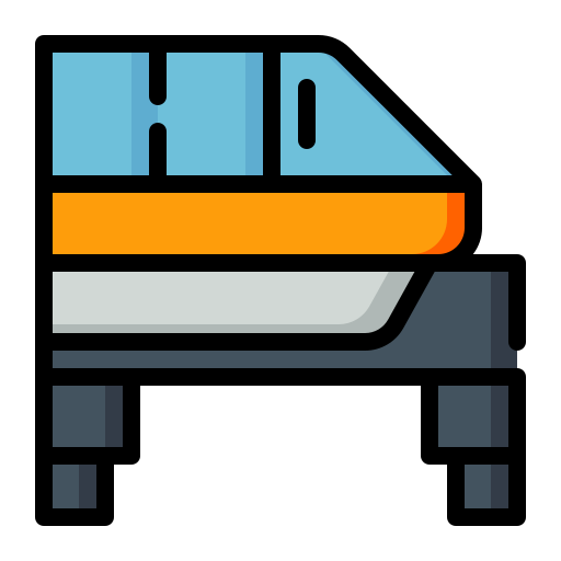 Monorail Generic Outline Color icon