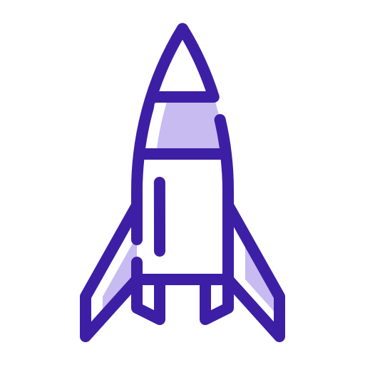 ロケット Generic Color Omission icon