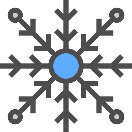 Snowflake Vitaliy Gorbachev Lineal Color icon