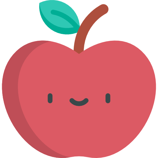 apfel Kawaii Flat icon