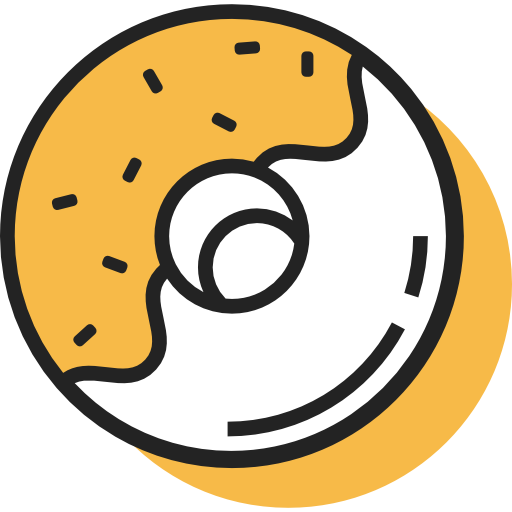 도넛 Chanut is Industries Lineal Color icon