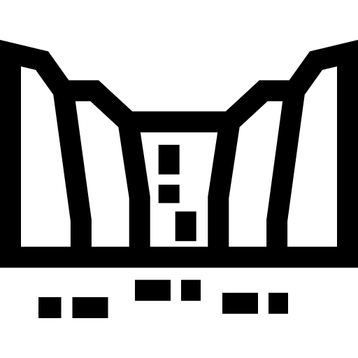 wodospad Basic Straight Lineal ikona