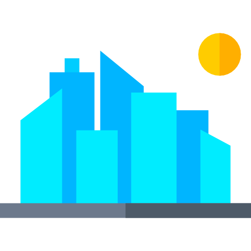 Cityscape Basic Straight Flat icon