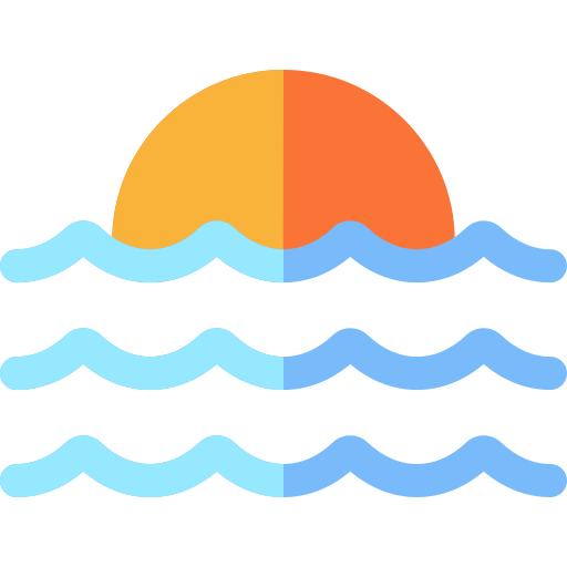morze Basic Rounded Flat ikona