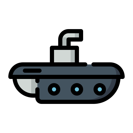 подводная лодка Generic Outline Color иконка