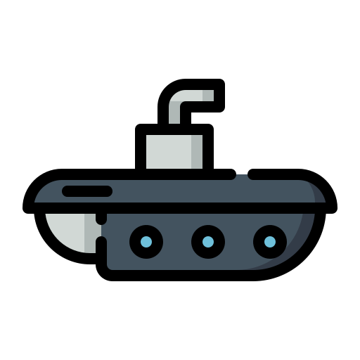 submarino Generic Outline Color icono