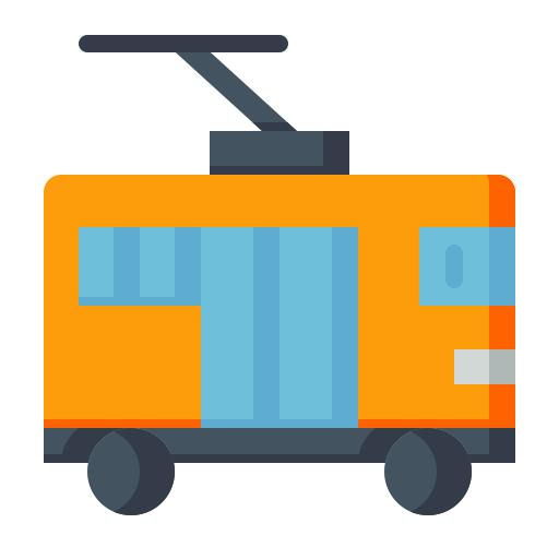 trolejbus Generic Flat ikona