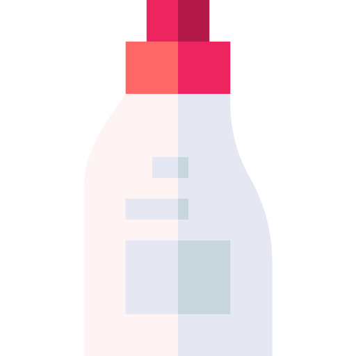 bottiglia di plastica Basic Straight Flat icona