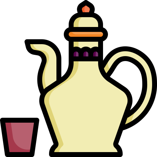 arabische koffie Generic Outline Color icoon