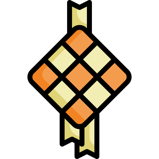 ketupat Generic Outline Color icono